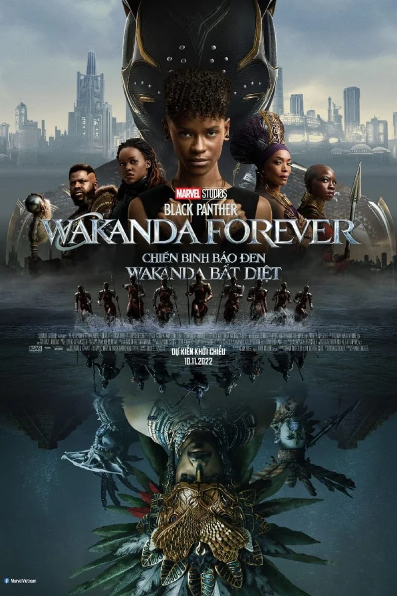 Poster phim Chiến Binh Báo Đen: Wakanda Bất Diệt