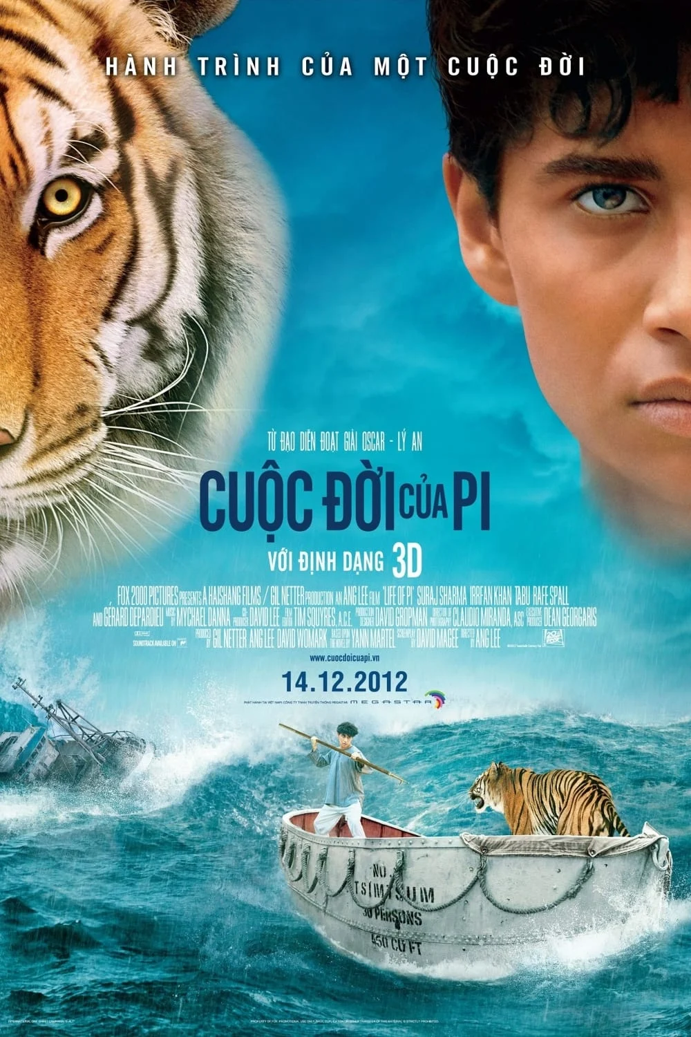 Poster phim Cuộc Đời Của Pi