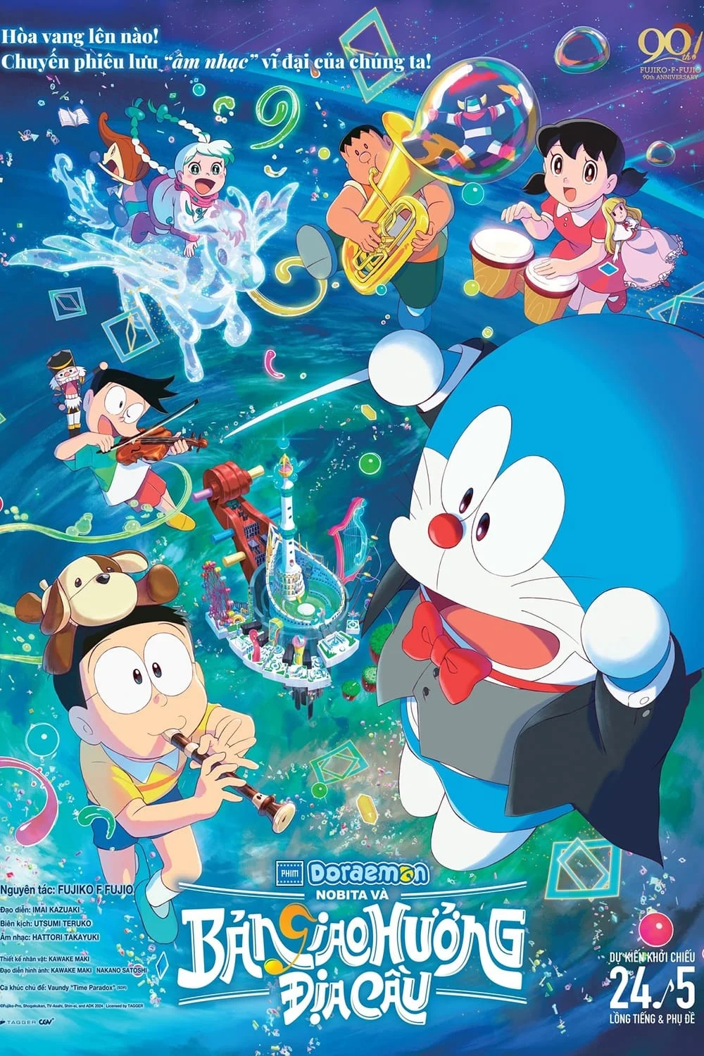 Poster phim Doraemon: Nobita và Bản Giao Hưởng Địa Cầu