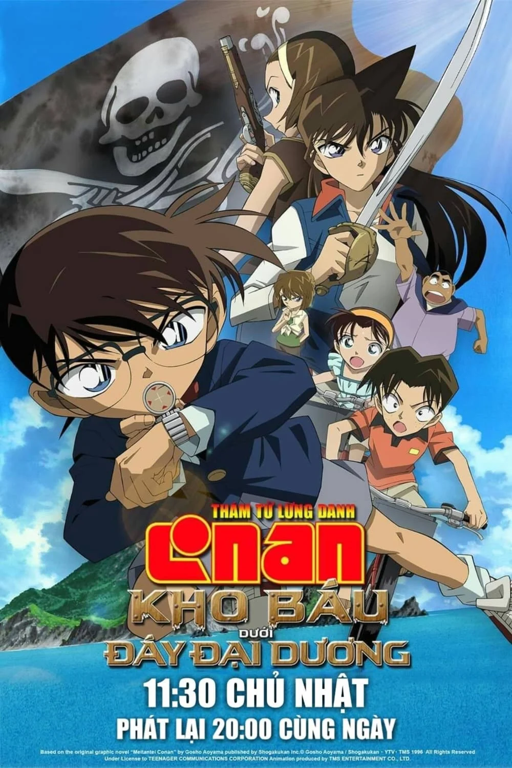 Poster phim Thám Tử Lừng Danh Conan 11: Kho Báu Dưới Đáy Đại Dương