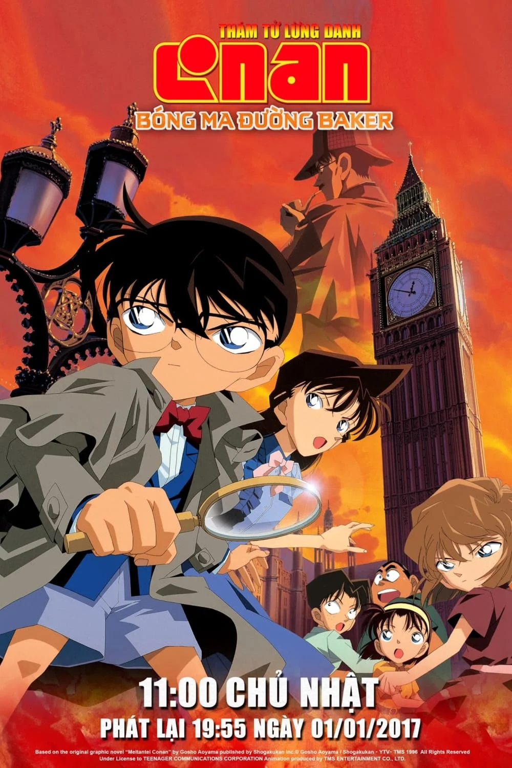 Poster phim Thám Tử Lừng Danh Conan 6: Bóng Ma Đường Baker