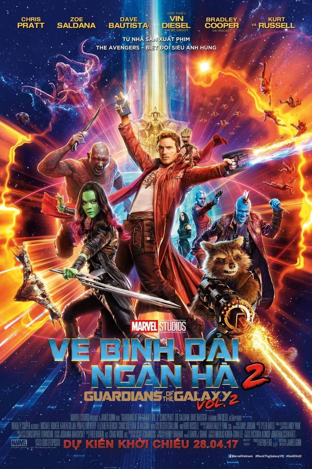 Poster phim Vệ Binh Dải Ngân Hà 2