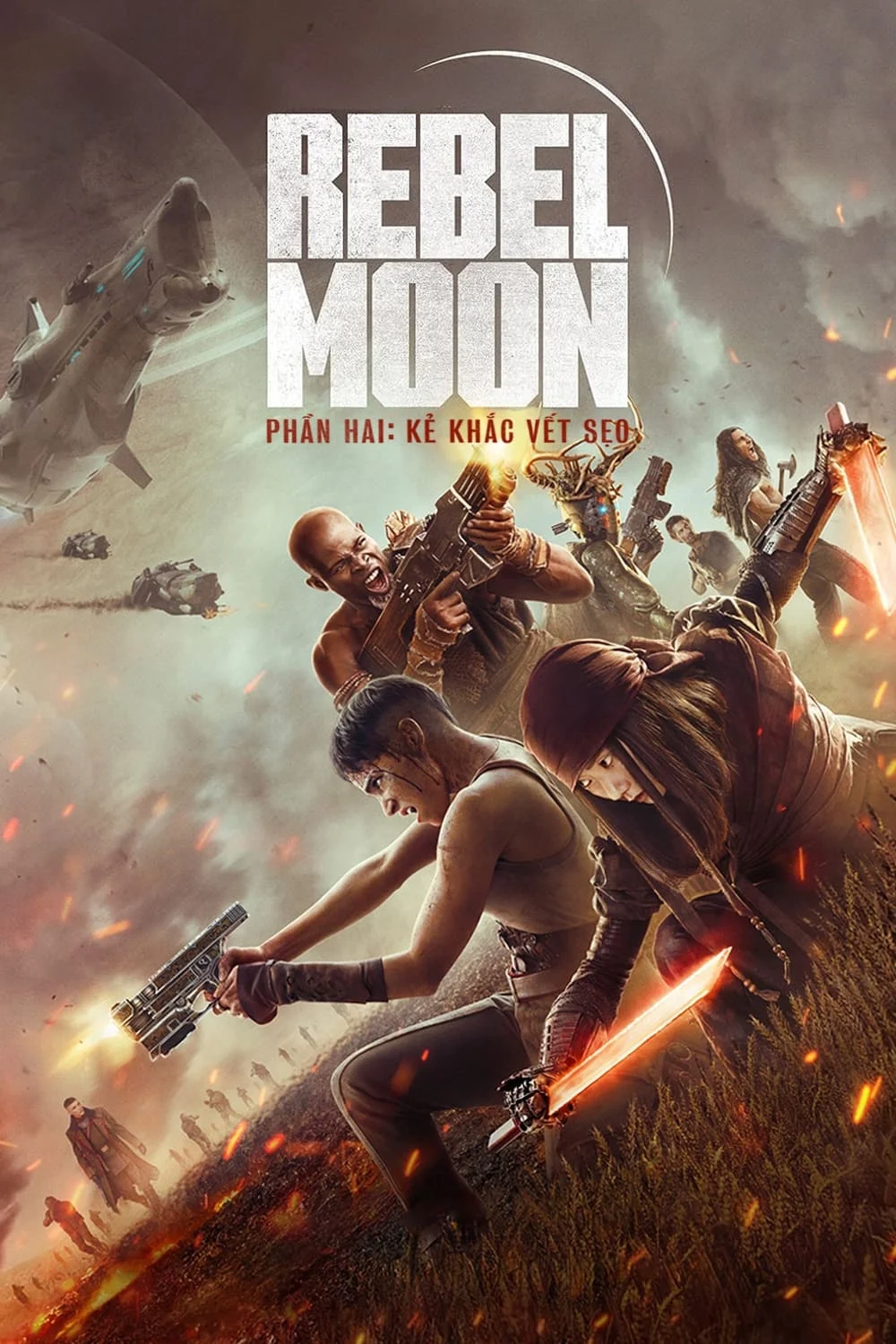 Poster phim Rebel Moon – Phần Hai: Kẻ Khắc Vết Sẹo (Phiên Bản Đạo Diễn)