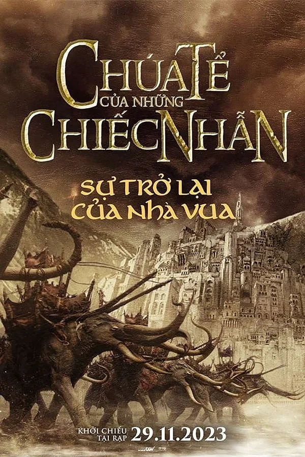 Poster phim Chúa Tể Của Những Chiếc Nhẫn: Sự Trở Lại Của Nhà Vua